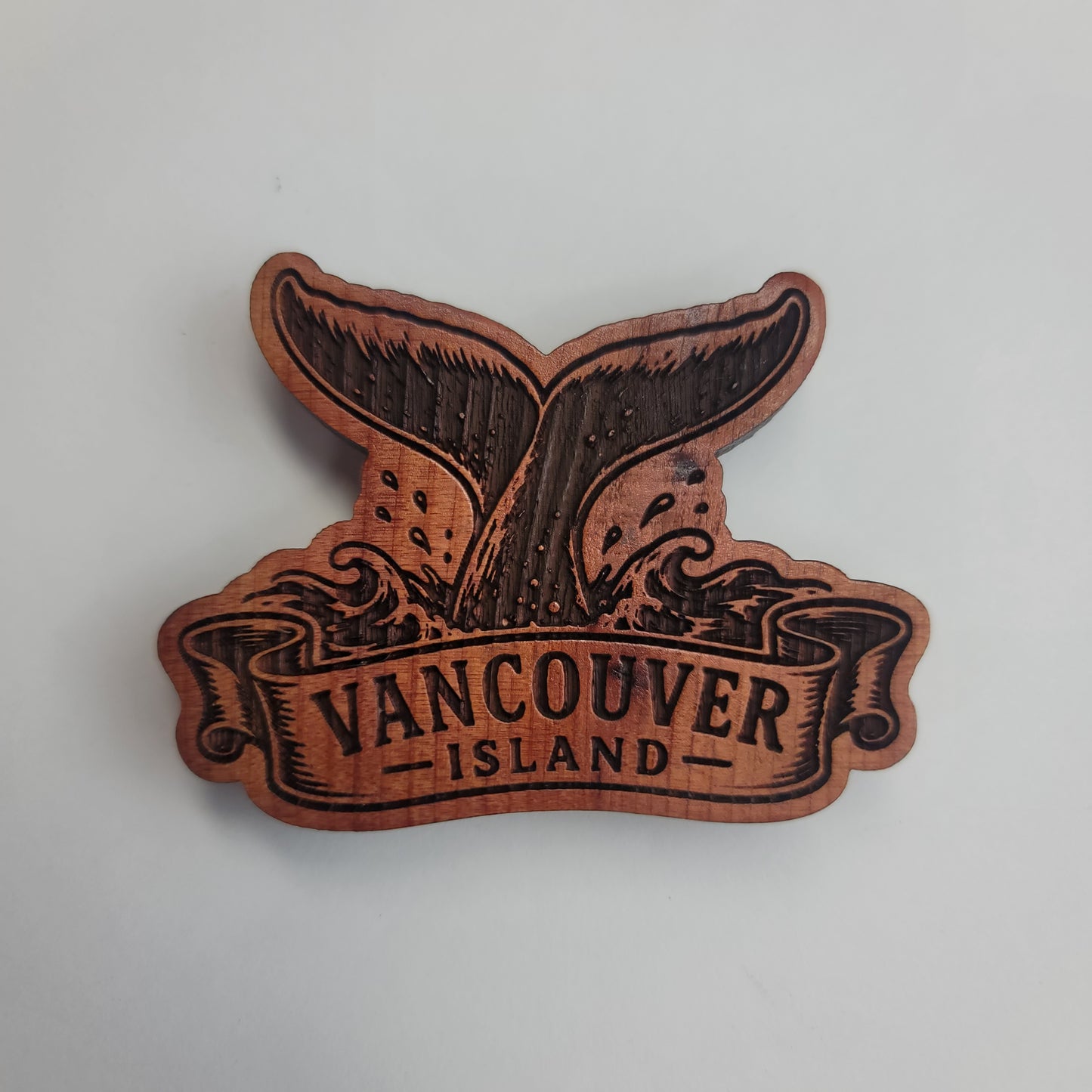 Vancouver Island Whale Tail Magnet