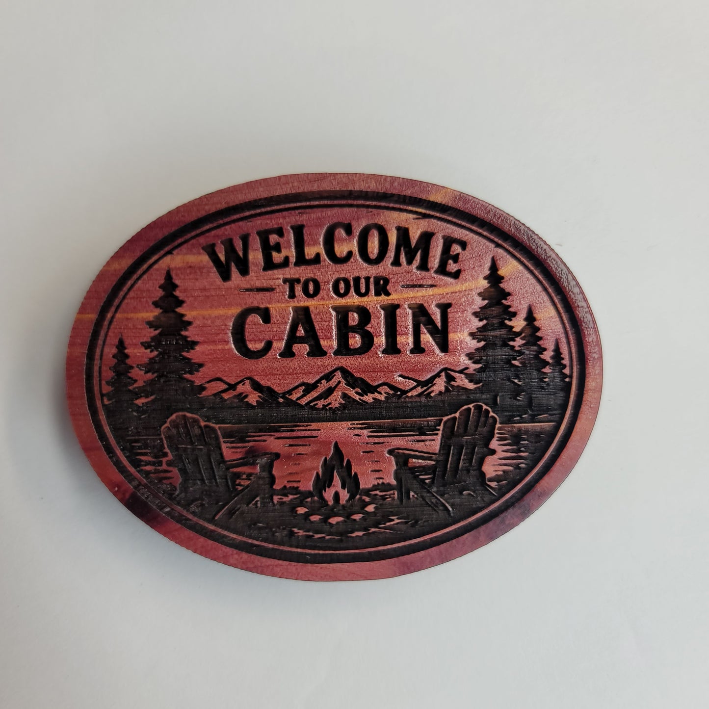Welcome to our Cabin Magnet