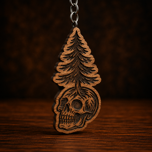 Skull Tree Keychain