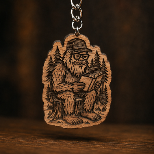 Sasquatch Stump Keychain