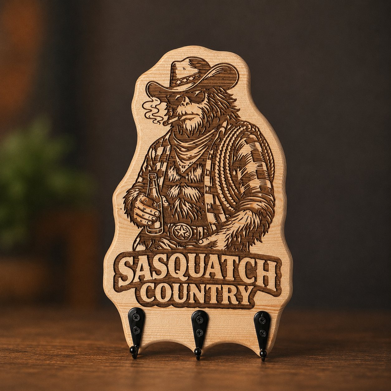 Sasquatch Country Key Holder