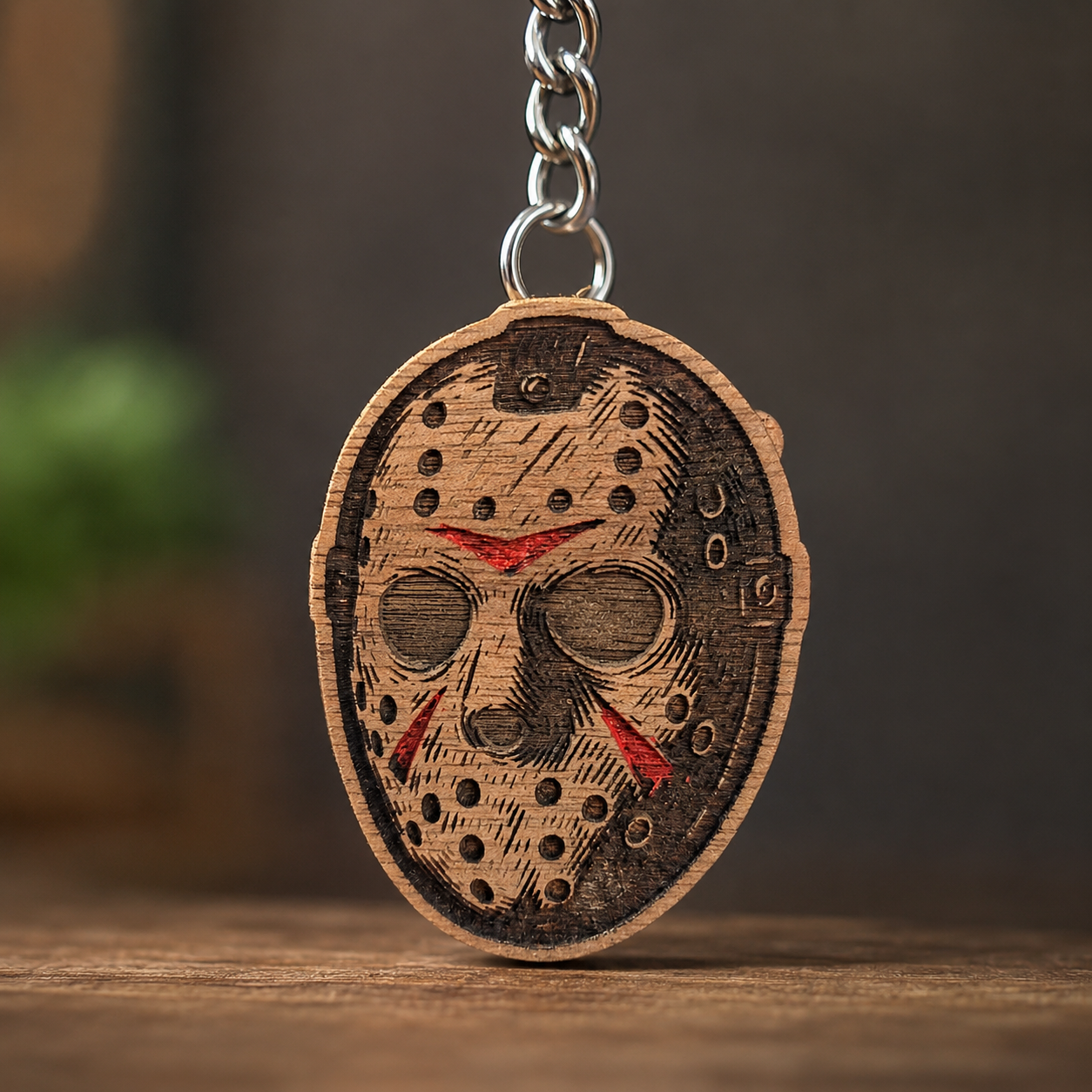 Hockey mask Keychain