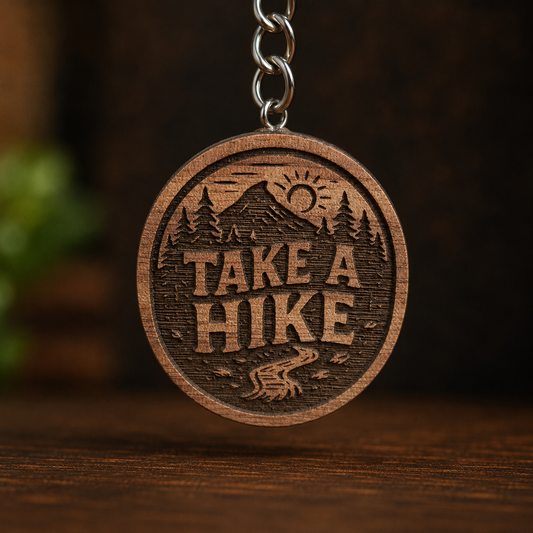 Take A Hike Keychain