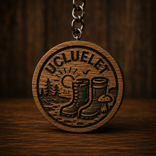 Ucluelet Boots Keychain