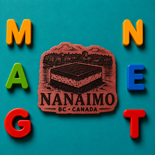 Nanaimo Bar Fridge Magnet