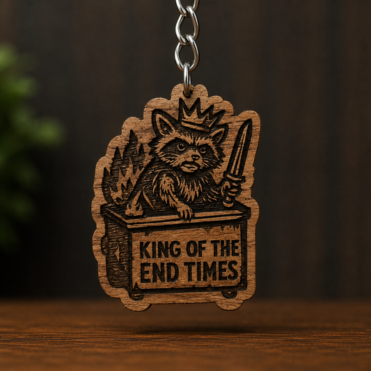 King Of the End Times Keychain
