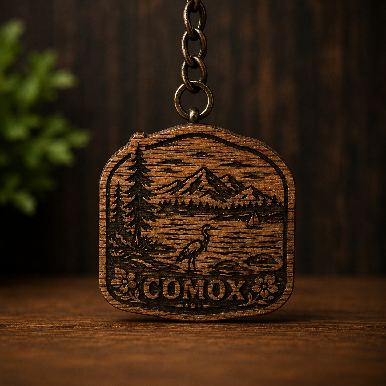 COMOX BC CANADA Keychain