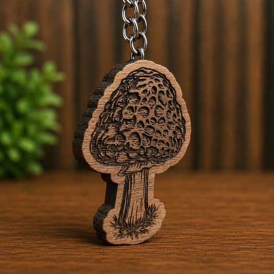 Morel Keychain