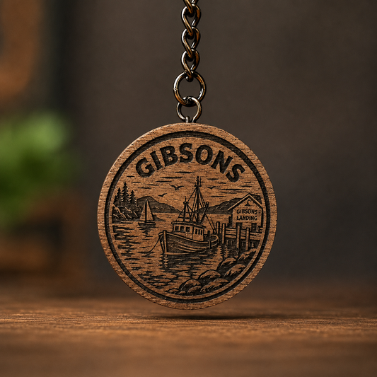 GIBSONS BC CANADA Keychain