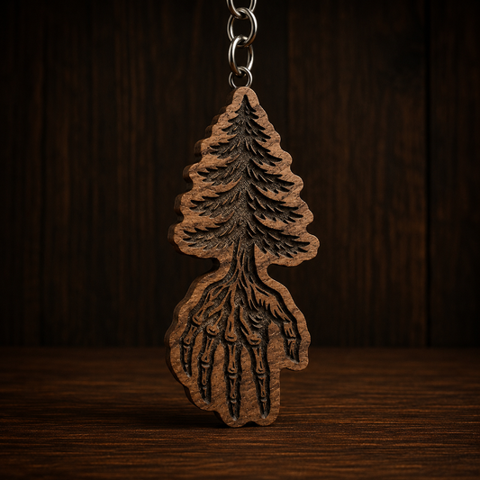 Tree Hand Keychain