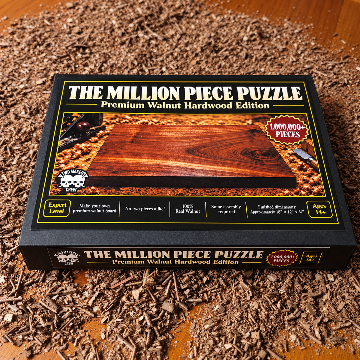 The Million Piece Puzzle | Premium Walnut Hardwood Edition