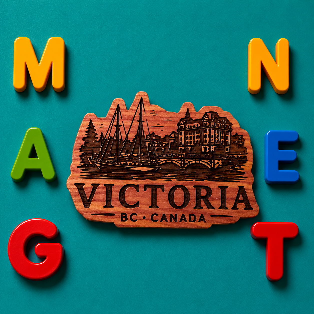 Victoria Inner Harbour Fridge Magnet