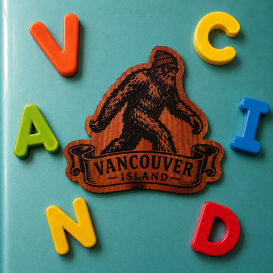 Vancouver Island Sasquatch Magnet