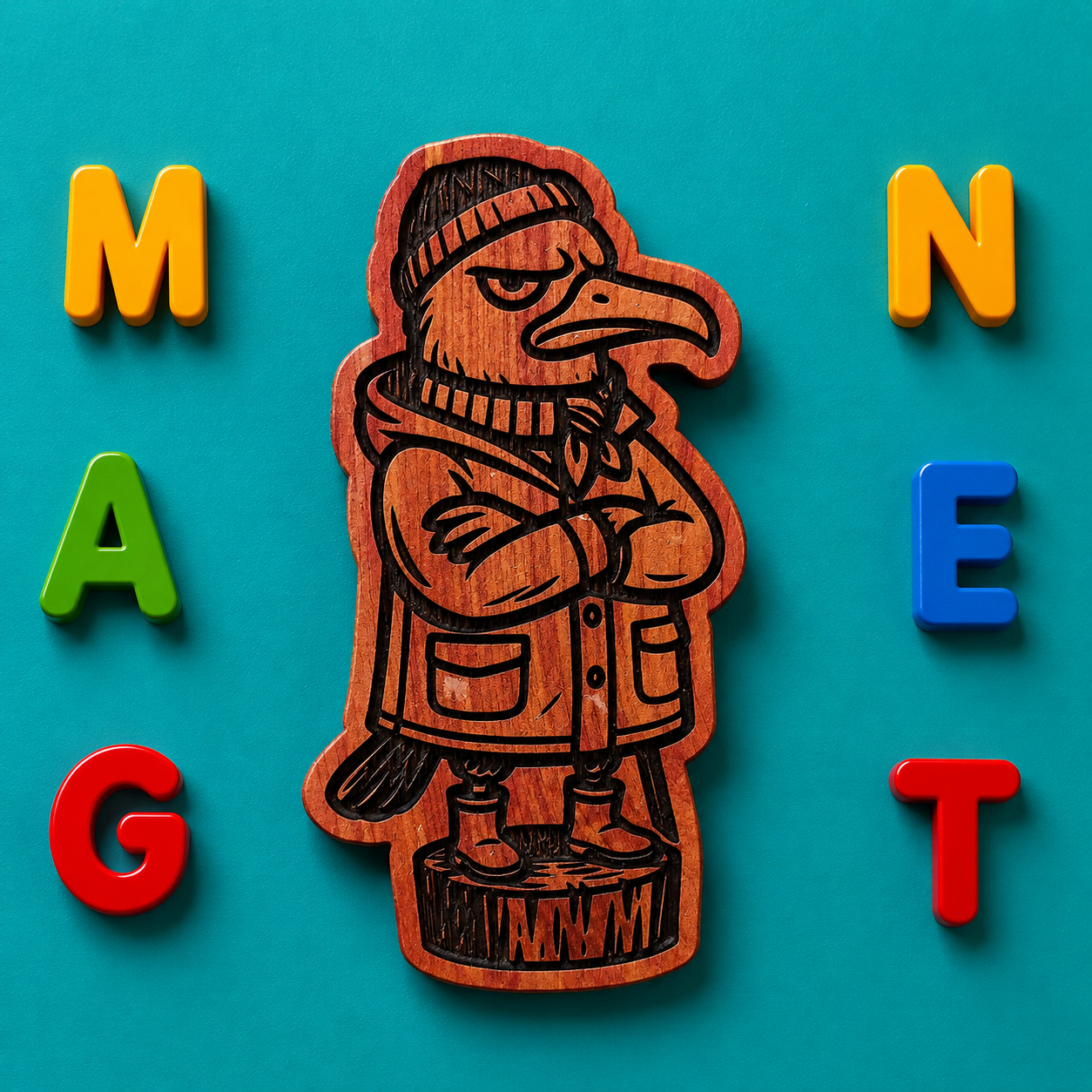 Salty Seagull Magnet