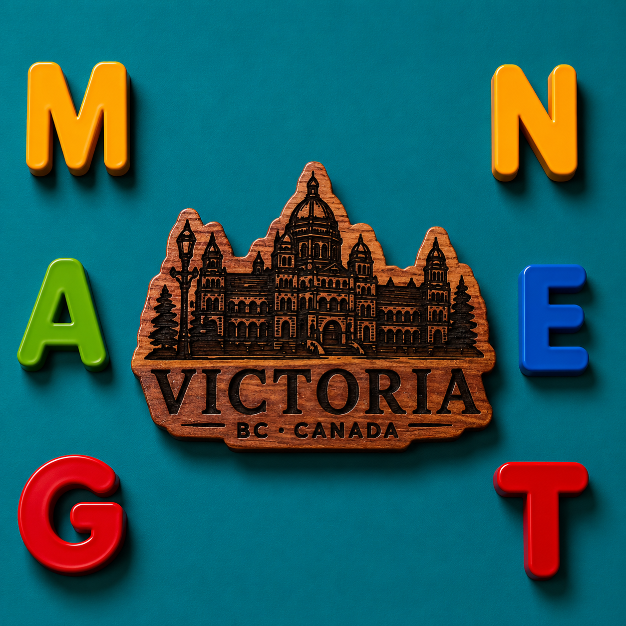 Victoria Parliament Building  Fridge Magnet