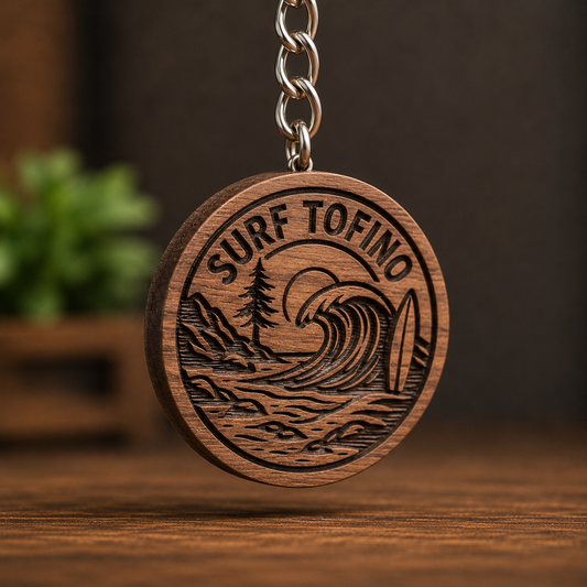 Surf Tofino Keychain