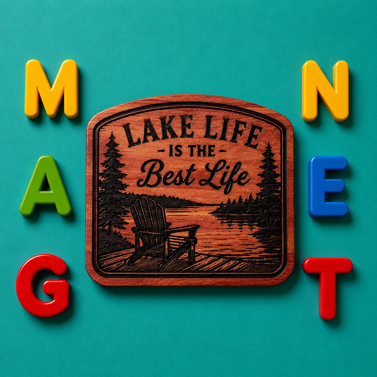 Lake Life is the best Life Magnet