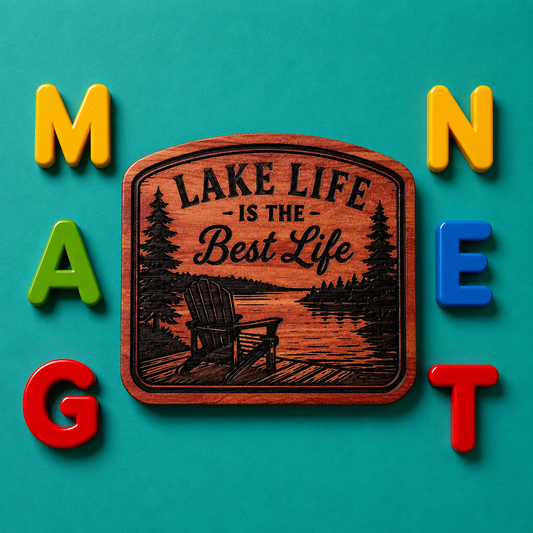 Lake Life is the best Life Magnet