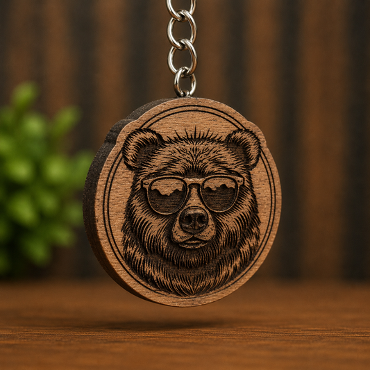 Bear Shades Keychain