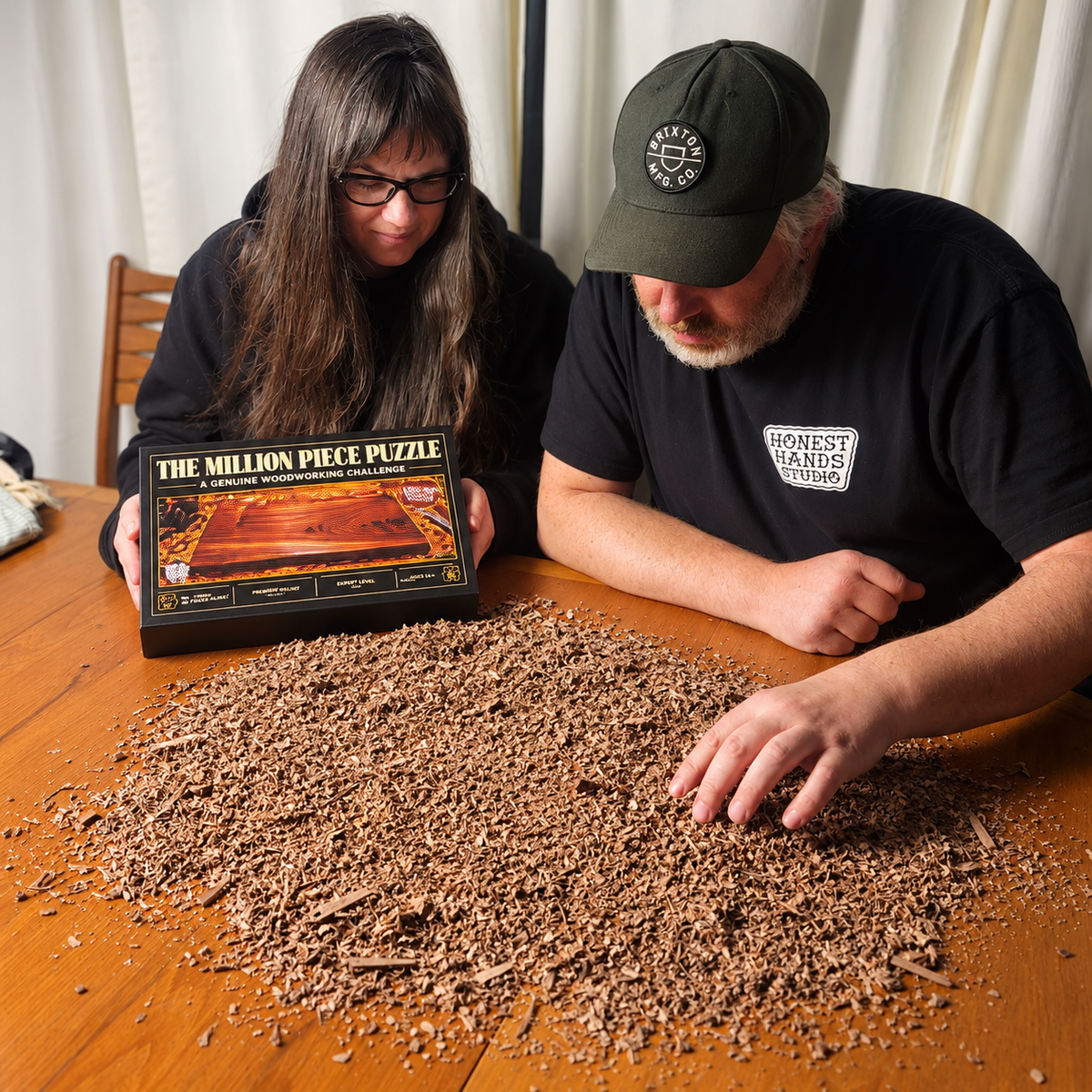 The Million Piece Puzzle | Premium Walnut Hardwood Edition