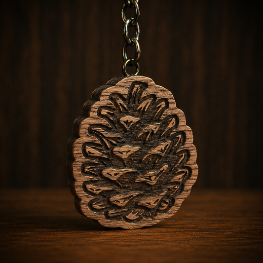 Pine Cone Keychain