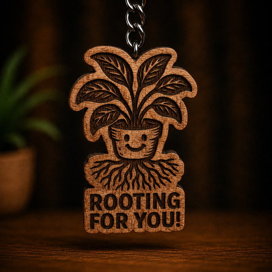 Rooting For You Keychain