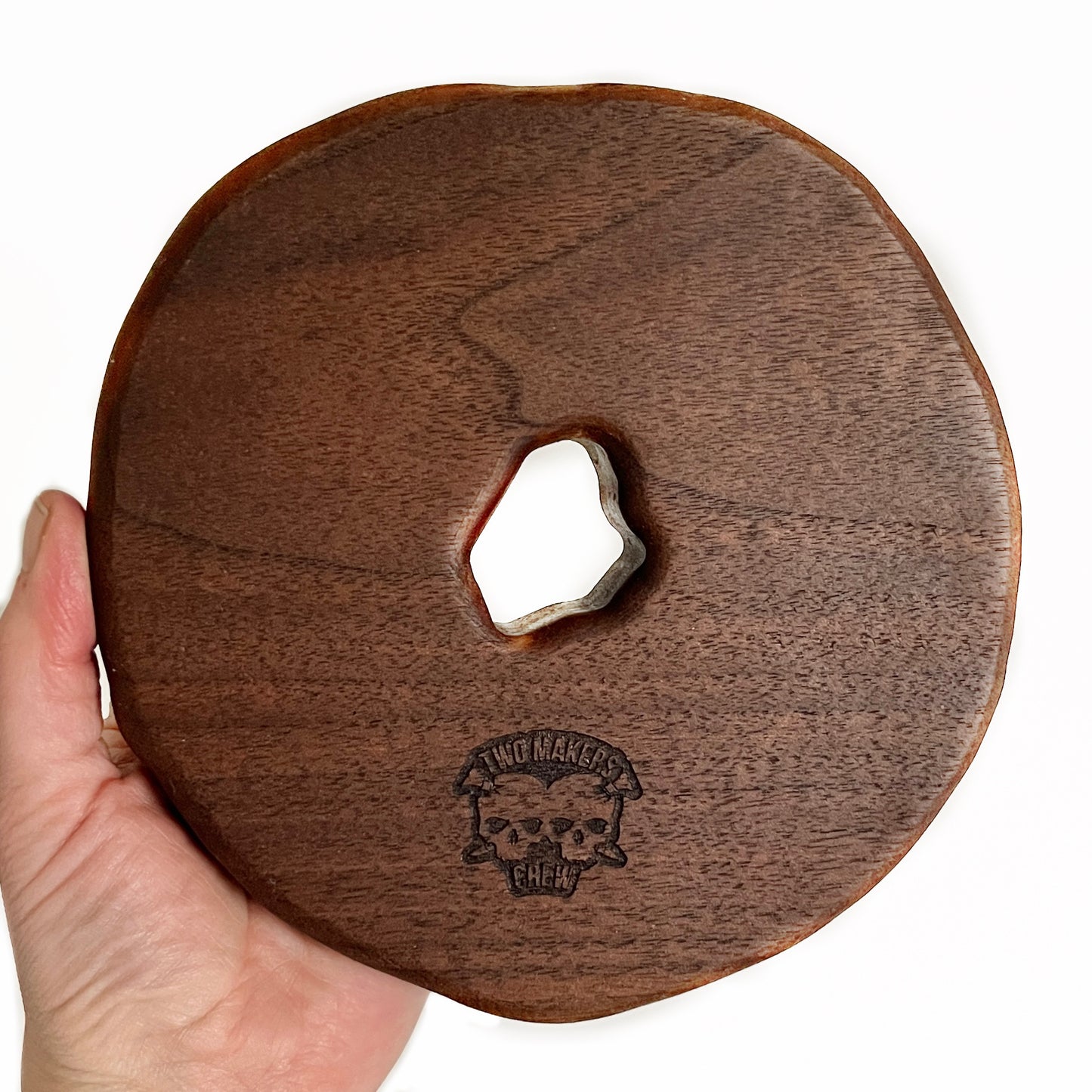 Everything Bagel Black Walnut Catchall at once Tray