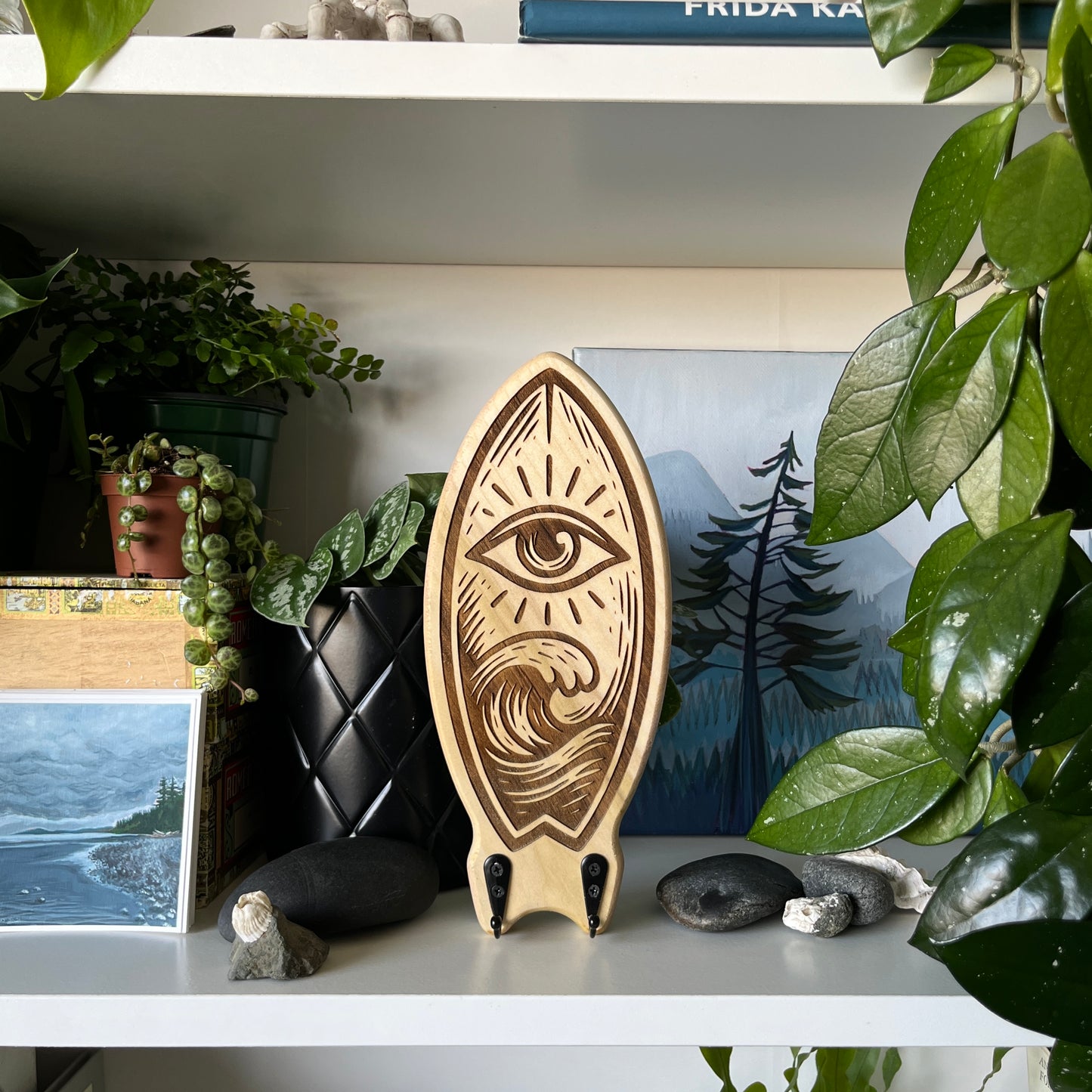 Surfboard Wave Key Holder