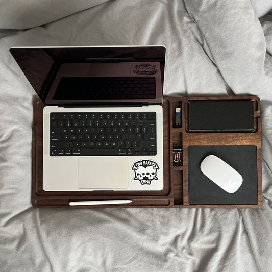 The "I'm not wearing pants" Remote workspace tray