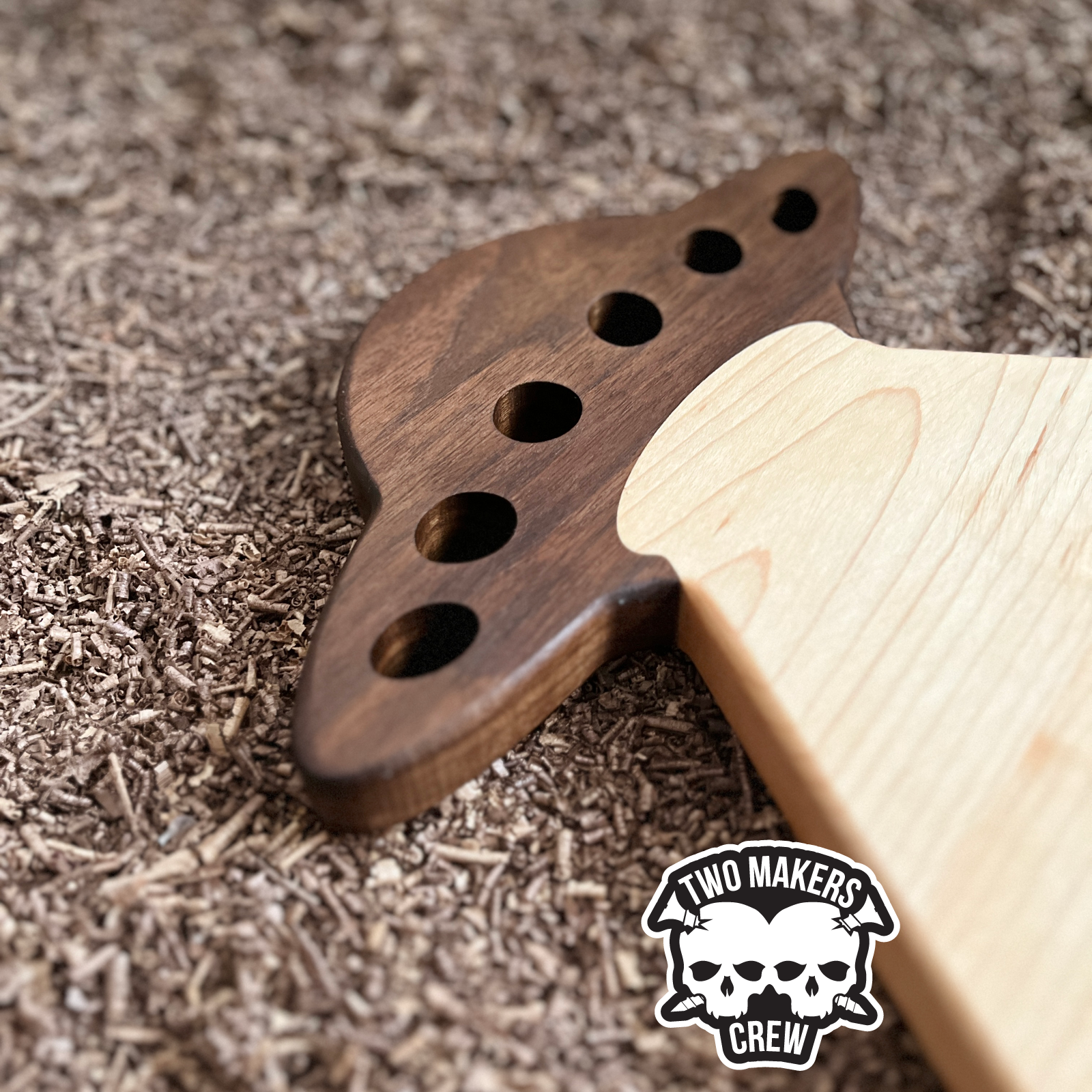 Do you even Gift Bro? Barbell Plate Dark Walnut Catchall Tray