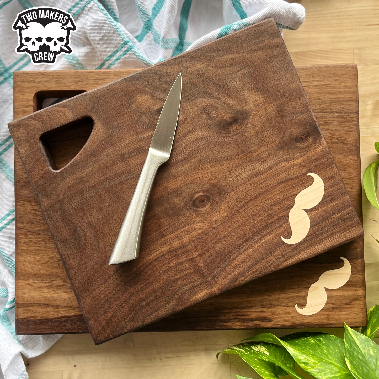 The Distinguished Gentleman -  Moustache Cutting Board