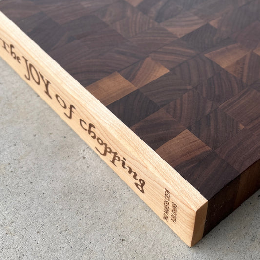 Cook Book Butcher Block End Grain Cutting Board