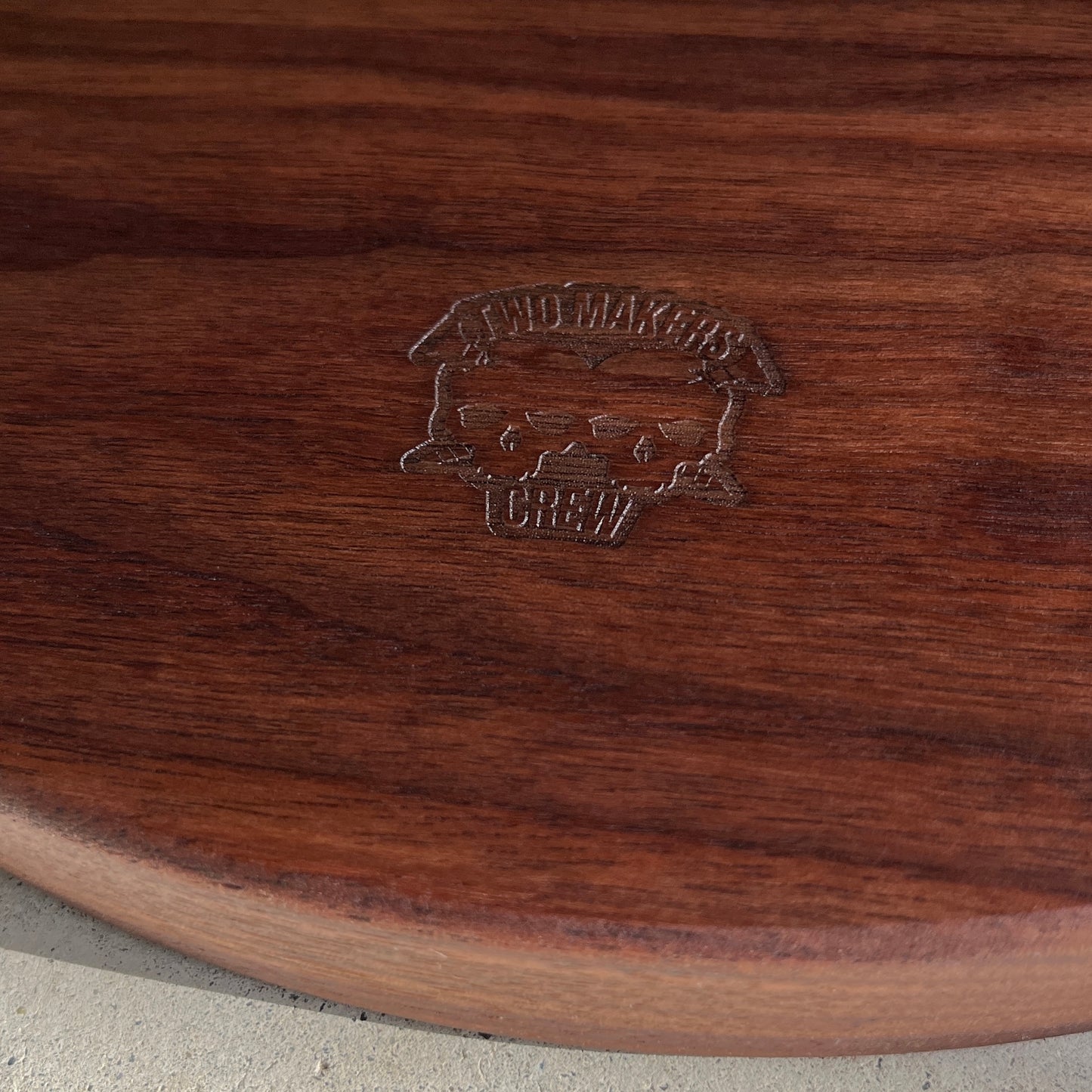 Porthole Series - Whale Tail Charcuterie Board – Nature-Inspired Walnut Serving Board