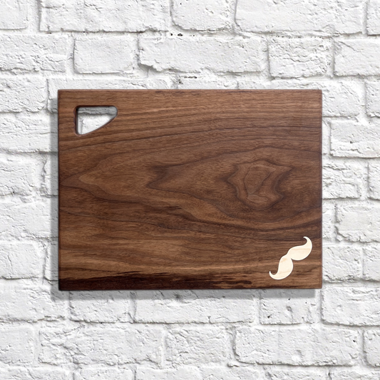 The Distinguished Gentleman -  Moustache Cutting Board