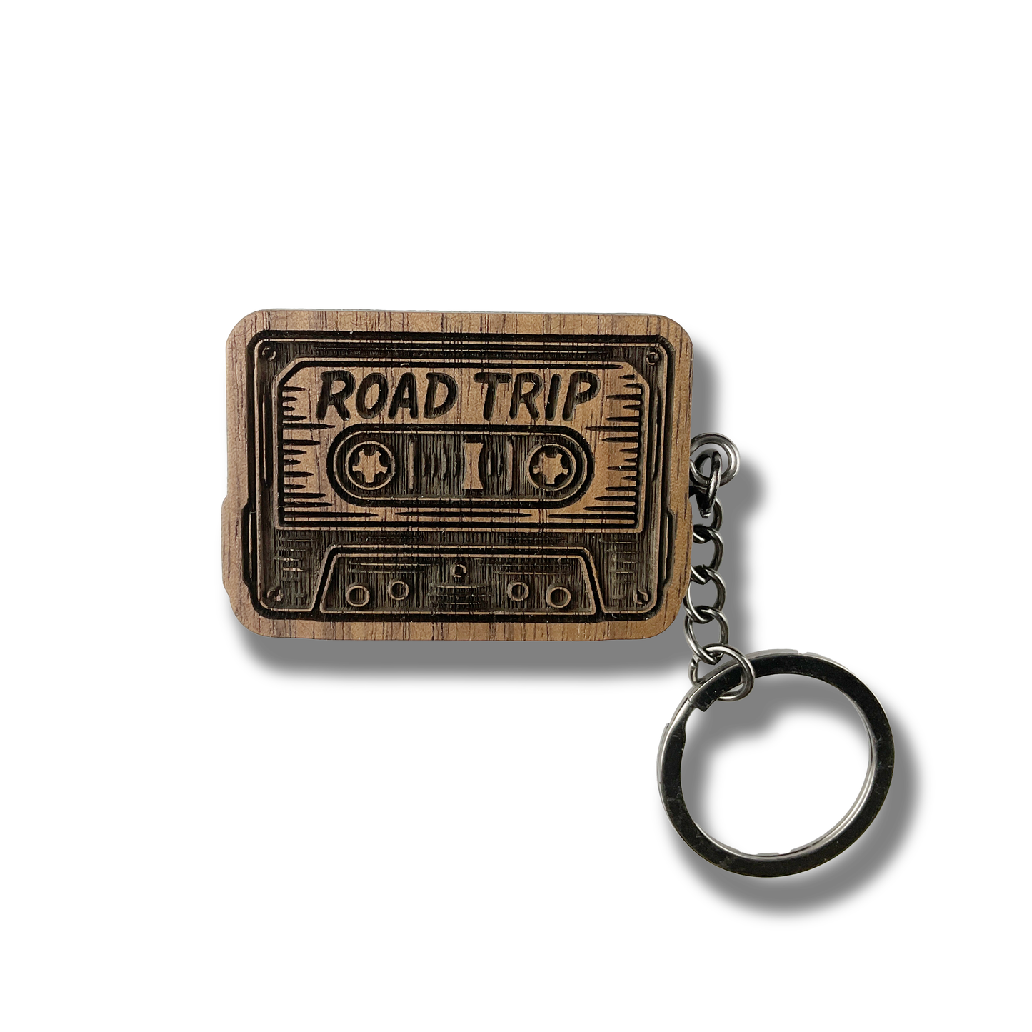Road Trip Cassette Keychain