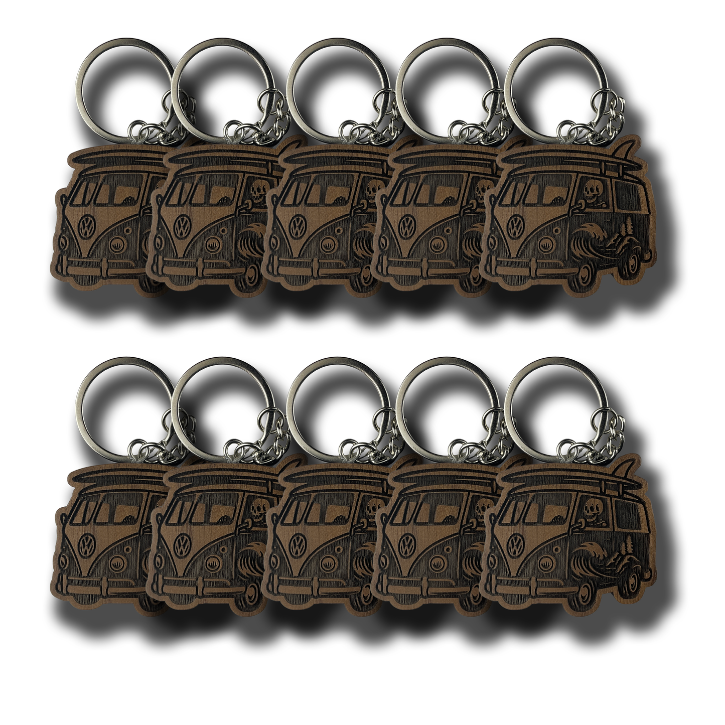 Surfer Van Keychain (WS)