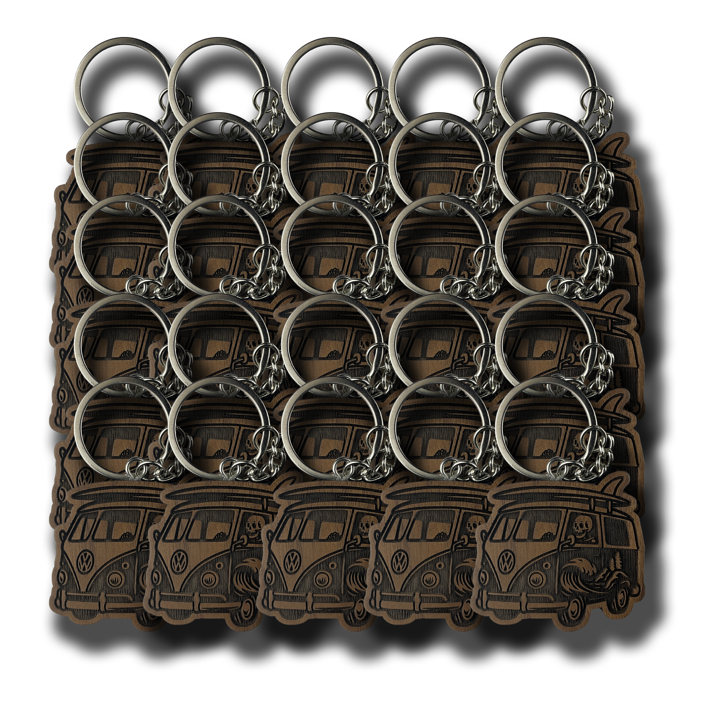 Surfer Van Keychain (WS)