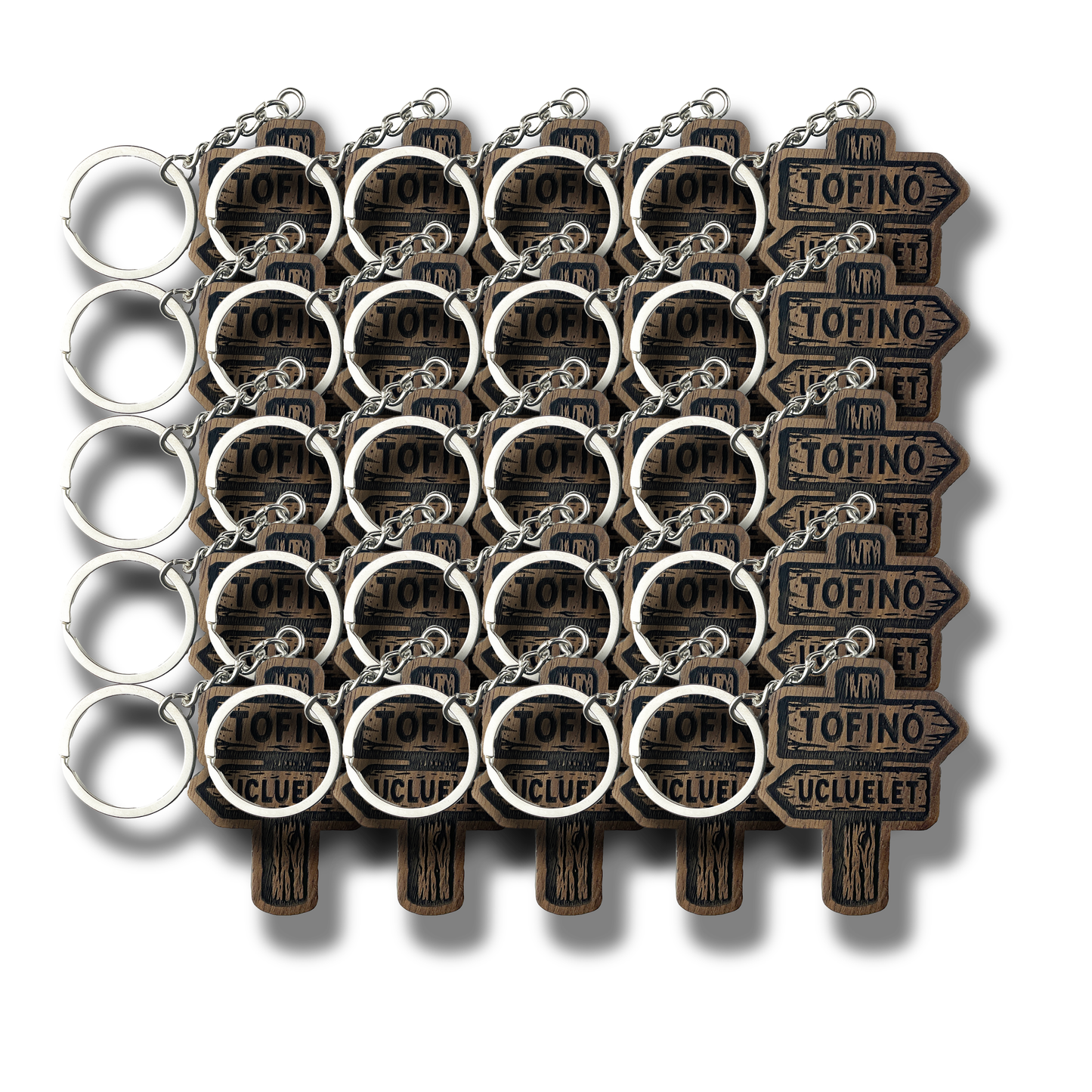Tofino Ucluelet Sign Keychain (WS)
