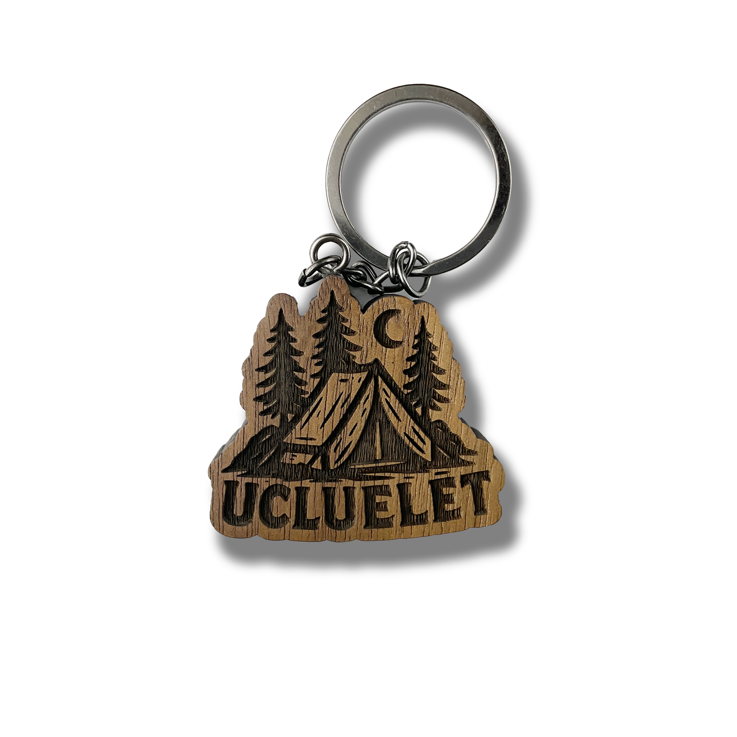 Ucluelet Camping Keychain