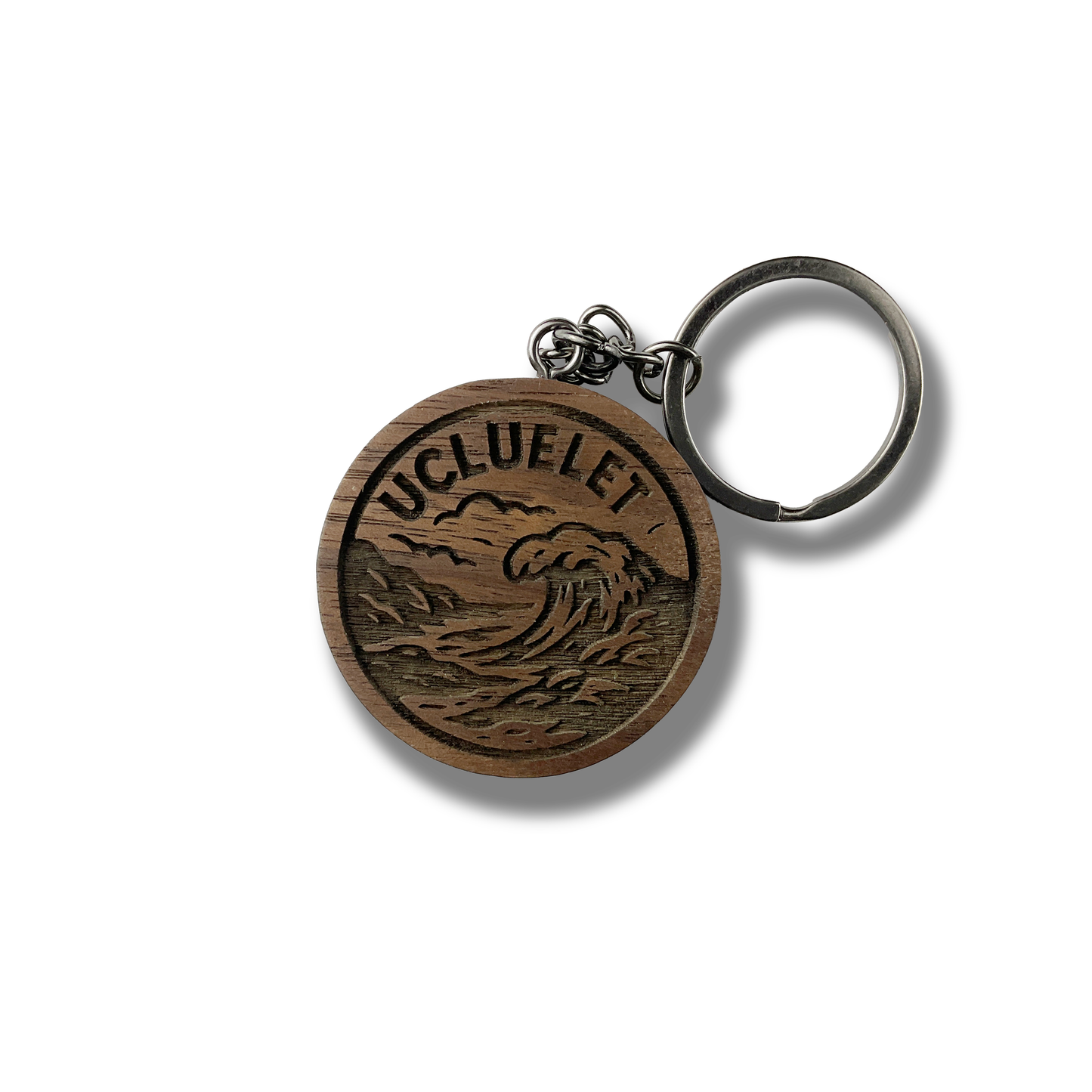 Ucluelet Wave Keychain