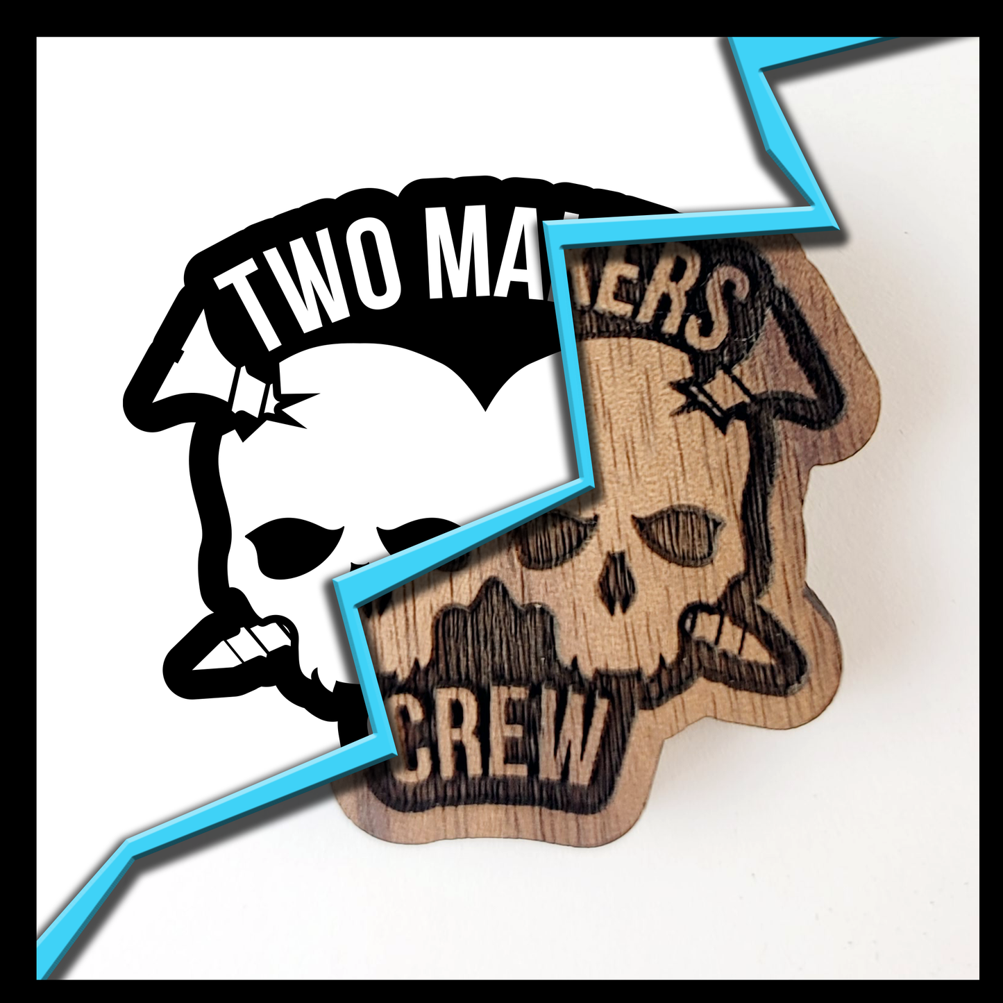 Custom Solid Walnut Keychain