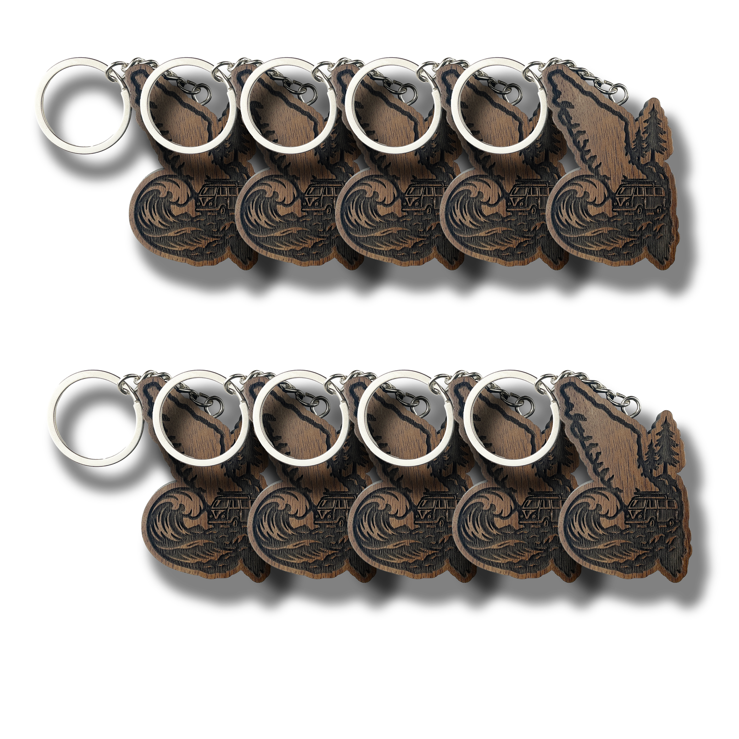 Van Isle Surf Van Keychain (WS)