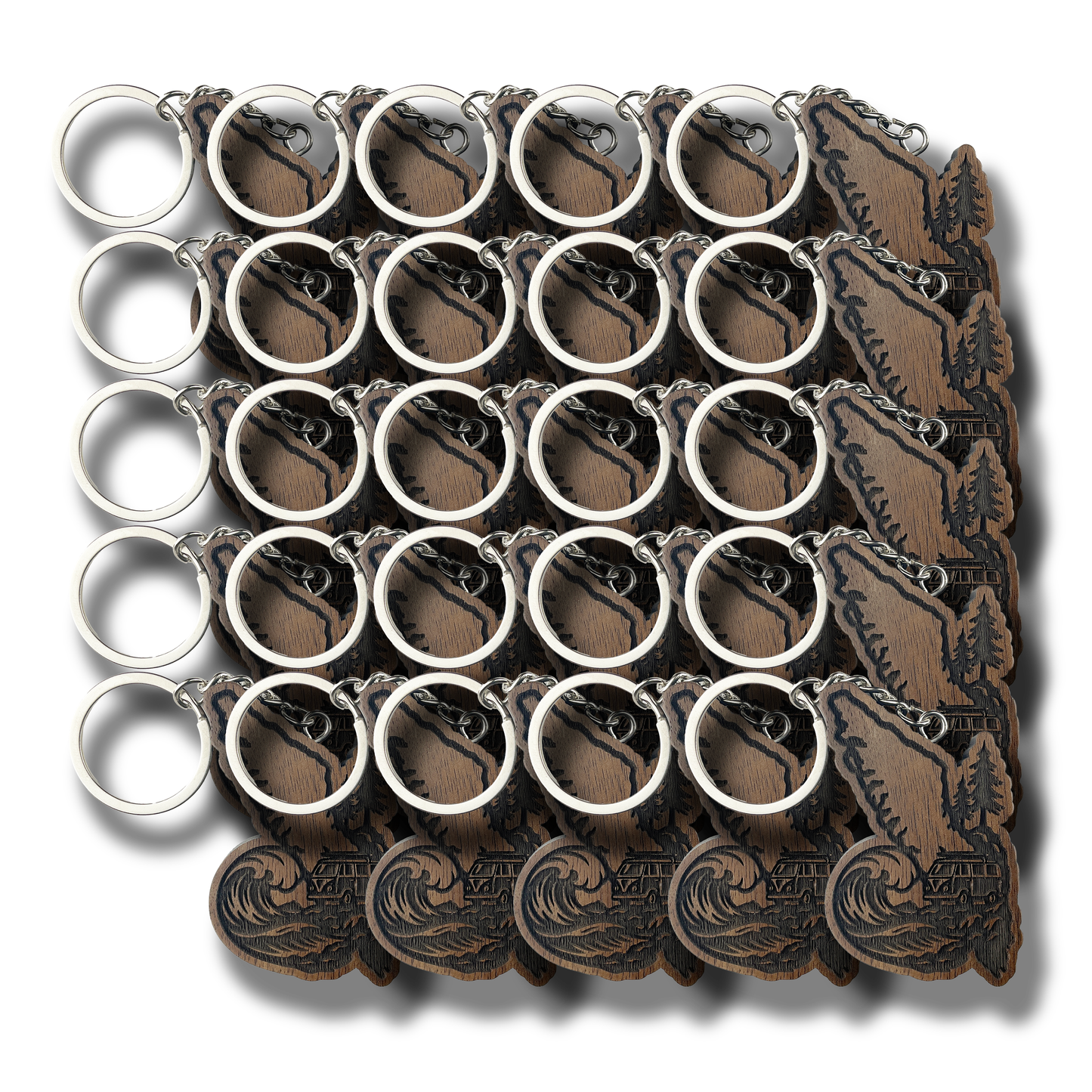 Van Isle Surf Van Keychain (WS)