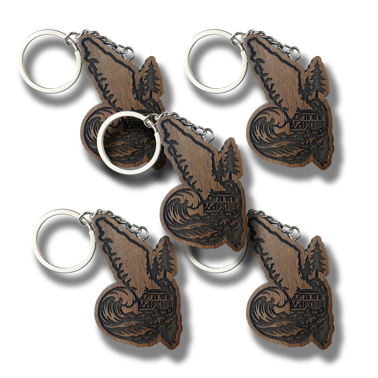 Van Isle Surf Van Keychain (WS)