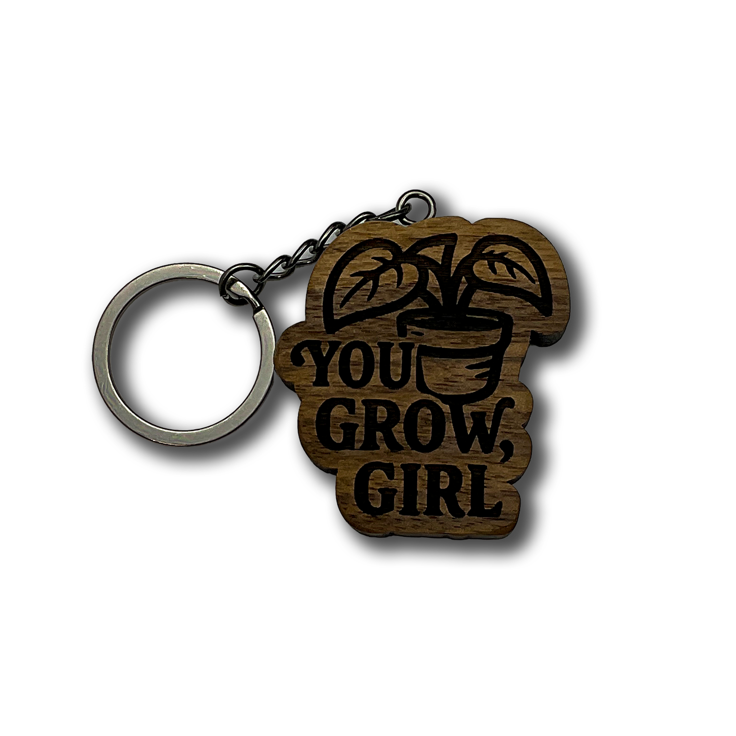 You Grow Girl Keychain