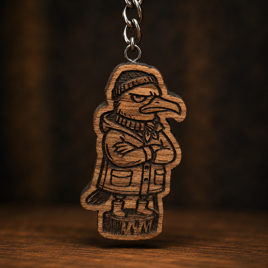 Salty Seagull Keychain