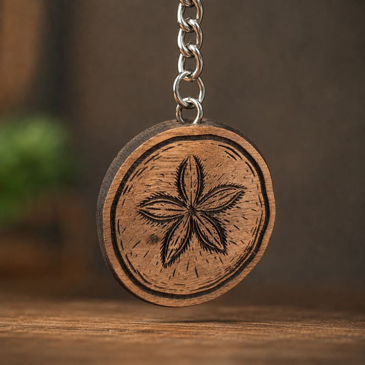 Sand Dollar Keychain