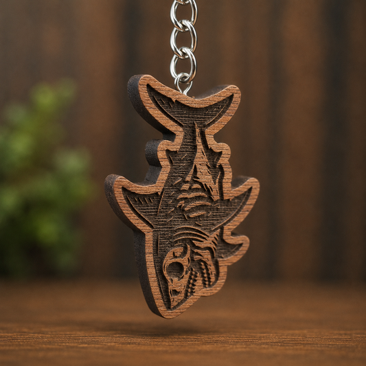 Bone Shark Keychain