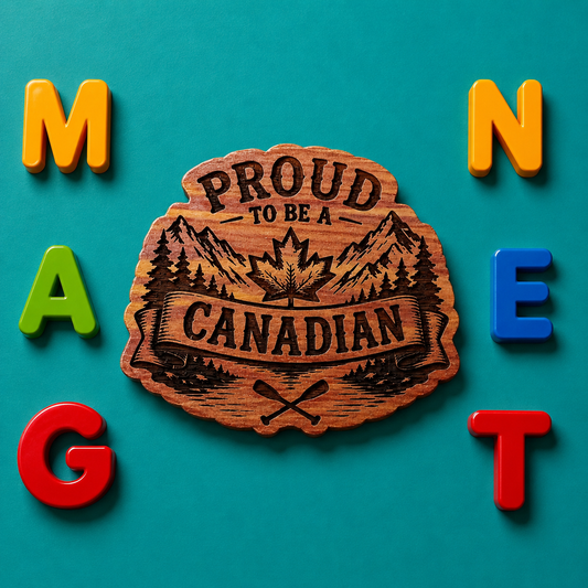 Proud To Be A Canadian Fridge Magnet