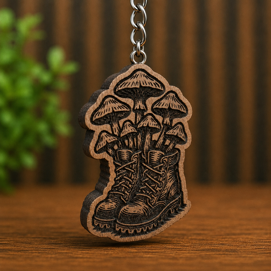 Fungi Boots Keychain